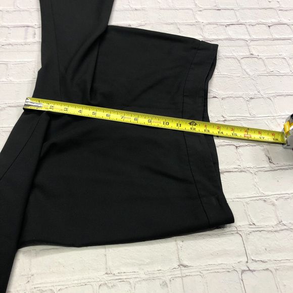 J Jill Women Flat Front Dress Pants Size 10 Stretch Black B191 -24 - Picture 6 of 15